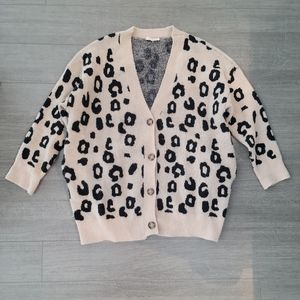 Oversized button up cardigan